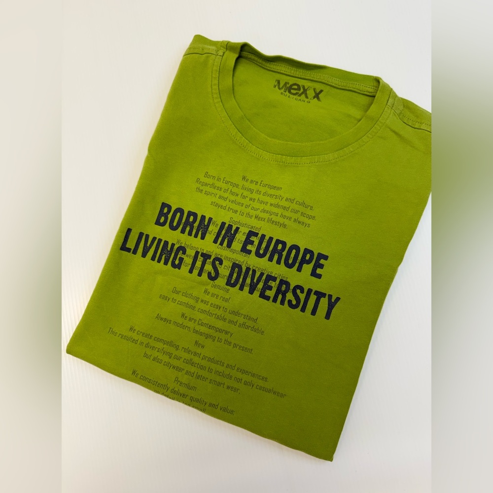T311- Mexx Lime Green Graphic Tee